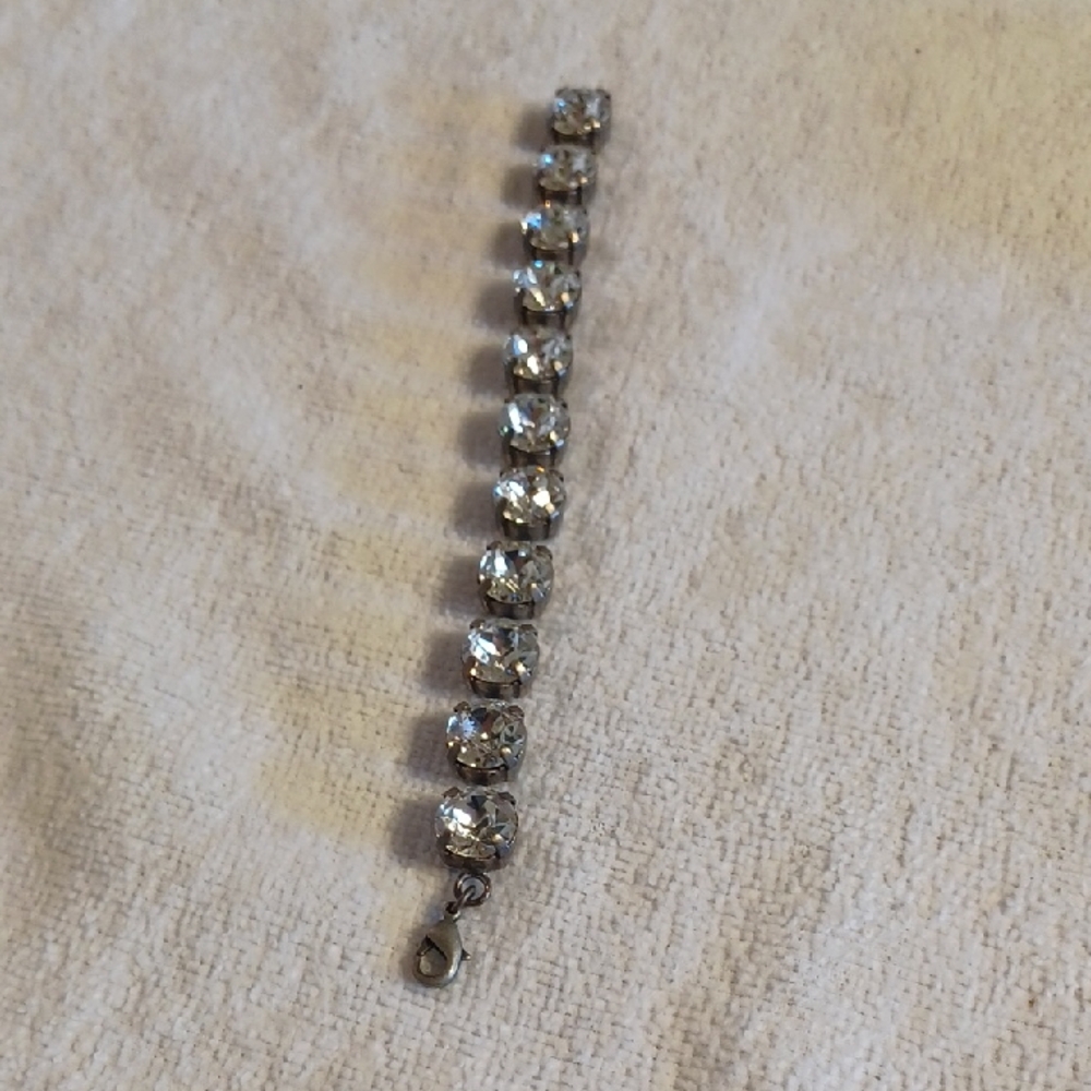 Hand Crafted Silver Bracelet Crystal Bracelet